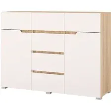 Комод Горизонт Анталия 1200 (дуб сонома-белый софт)