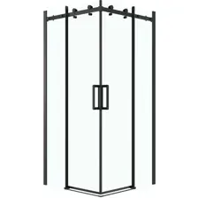 Душевой уголок Grossman Classic 90x90x195 300.K33.04.9090.21.00 (черный матовый/прозрачное стекло)