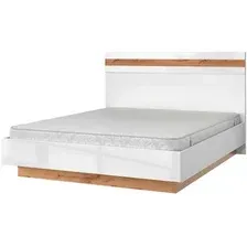 Кровать Anrex Taurus 160В с подъемником 160x200 (дуб вотан/белый)