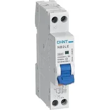 Дифференциальный автомат Chint NB2LE 1P+N 10A (С) 30mA 6kA тип АС689001