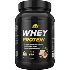 Протеин сывороточный (концентрат) Prime Kraft Whey Strawberry White Chocolate (900г, клубника/белый шоколад)