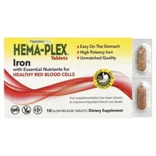 БАД NaturesPlus Hema-Plex (10 таблеток)