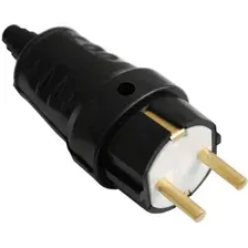 Вилка кабельная Bylectrica В16-362 (черный)