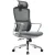 Кресло SitUp POINT GREY chrome (сетка Grey/ Grey)