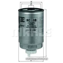 Топливный фильтр Mahle Knecht KC18