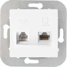 Розетка TV+ПК Bylectrica Уют, ТРК-002
