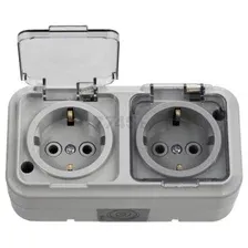 Розетка Bylectrica РА16-303(02) (серый)