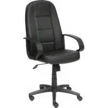 Офисное кресло TetChair СН747 (иск. кожа, черный)