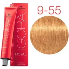Крем-краска для волос Schwarzkopf Professional Igora Royal Permanent Color Creme 9-55 60 мл