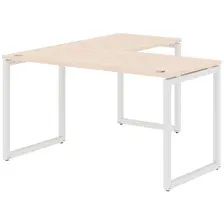 Стол угловой Xten-Q XQCT 1415 White (R), бук тиара