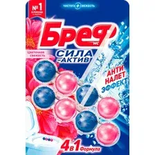 Чистящее средство для унитаза Бреф Сила Актив Цветочная свежесть (2x50г)