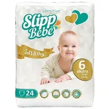 Подгузники Slipp Bebe №6 15+ кг (24 шт)