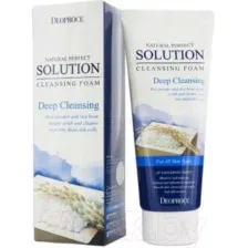 Пенка для умывания Deoproce Natural Perfect Solution Cleansing Foam Deep Cleansing (170мл)