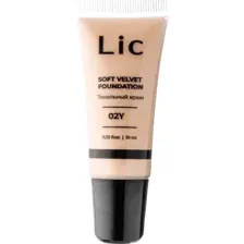 Тональный крем Lic Soft Velvet, 02Y, 10 мл