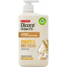 Крем-гель для душа Dicora Urban Fit, protein, yogurt & oats, 825 мл