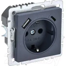 Розетка IEK Brite BR-R14-16-U22-018-K35