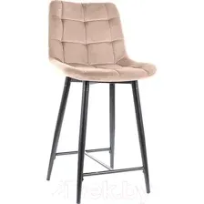 Стул Signal Chic H-2 Velvet (bluvel 28 бежевый/черный мат)