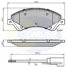 Тормозные колодки Comline CBP21511