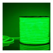 Гибкий неон Elektrostandard 220V 9.6W 144Led 2835 IP67 круглый зеленый a043548