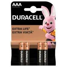 Батарейка DURACELL AAA LR03/MN2400 4 шт. LR03-4BL