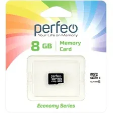 Карта памяти Perfeo microSDHC PF8GMCSH10ES 8GB
