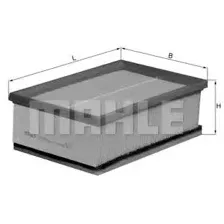 Фильтр воздушный KNECHT LX1045