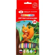 Набор цветных карандашей Цветик 37411403 (24цв)