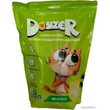 Наполнитель для туалета Doyzer cиликагелевый с ароматом яблока 3.8 л