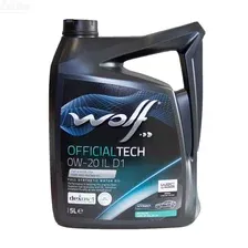 Wolf OFFICIALTECH 0W-20 IL D1 4 л
