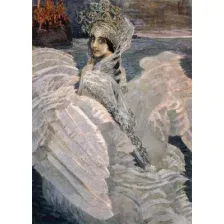 Картина на стекле Stamprint Царевна-лебедь М.А. Врубель PT021 (70x50)