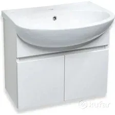 Runo Тумба под умывальник Лада 50 (подвесная, белый)