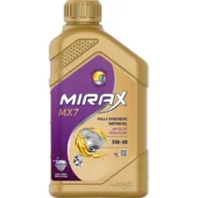 Моторное масло Mirax MX7 5W-40 SL/CF A3/B4 1л