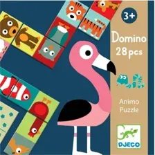Развивающая игра Djeco Домино Животные 08165