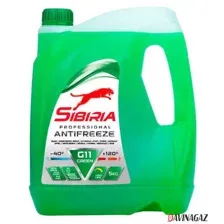 Антифриз готовый - SIBIRIA G11 (зеленый), 5кг / 800216