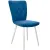 стул кухонный DikLine 244 White (микровелюр Z), синий