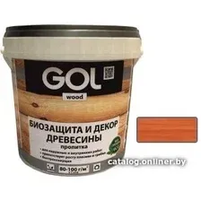 Пропитка GOL Wood Aqua Защитно-декоративная 2.5 кг (вишня)
