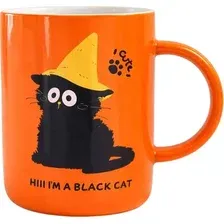 Кружка ILikeGift Черный котик YX726C-04