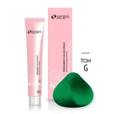 Крем-краска для волос Sergio Professional Color&Blonde Green (100мл)