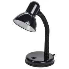 LIGHTING Светильник настольный 1002 на подставке Е27 черный IEK
