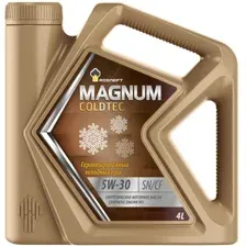 Моторное масло Роснефть Magnum Coldtec 5W-30 4л