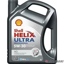 Моторное масло SHELL HELIX ULTRA Professional AG 5W-30, 5л (550046301 / 550040557)