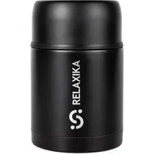 Термос для еды Relaxika 301 (700мл, черный)