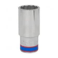 Головка торцевая глубокая двенадцатигранная 1/2" 27 мм KING TONY 423027M
