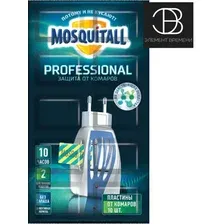 Пластина от насекомых Mosquitall Профессиональная защита 10 шт