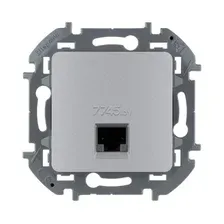 Розетка Legrand Inspiria 673832 (алюминий)
