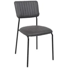 Стул AksHome Rain (Рейн) ткань темно-серый винтажный 878-202/черный