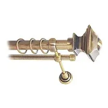 Карниз для штор Lm Decor Верди 030 2р гладкий 25/16мм (антик, 3.2м)