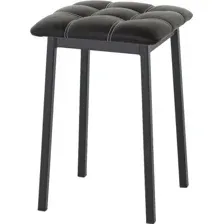Табурет AMC Comfort 7К1.1 (кожзам черный/черный)