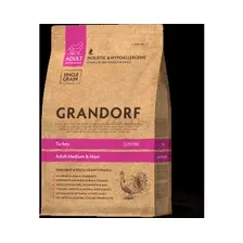 Сухой корм для собак GRANDORF Turkey Medium Maxi индейка 3 кг (5407007851157)