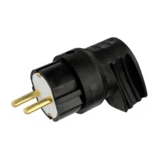 Вилка штепсельная Bylectrica В16-416 (черный)